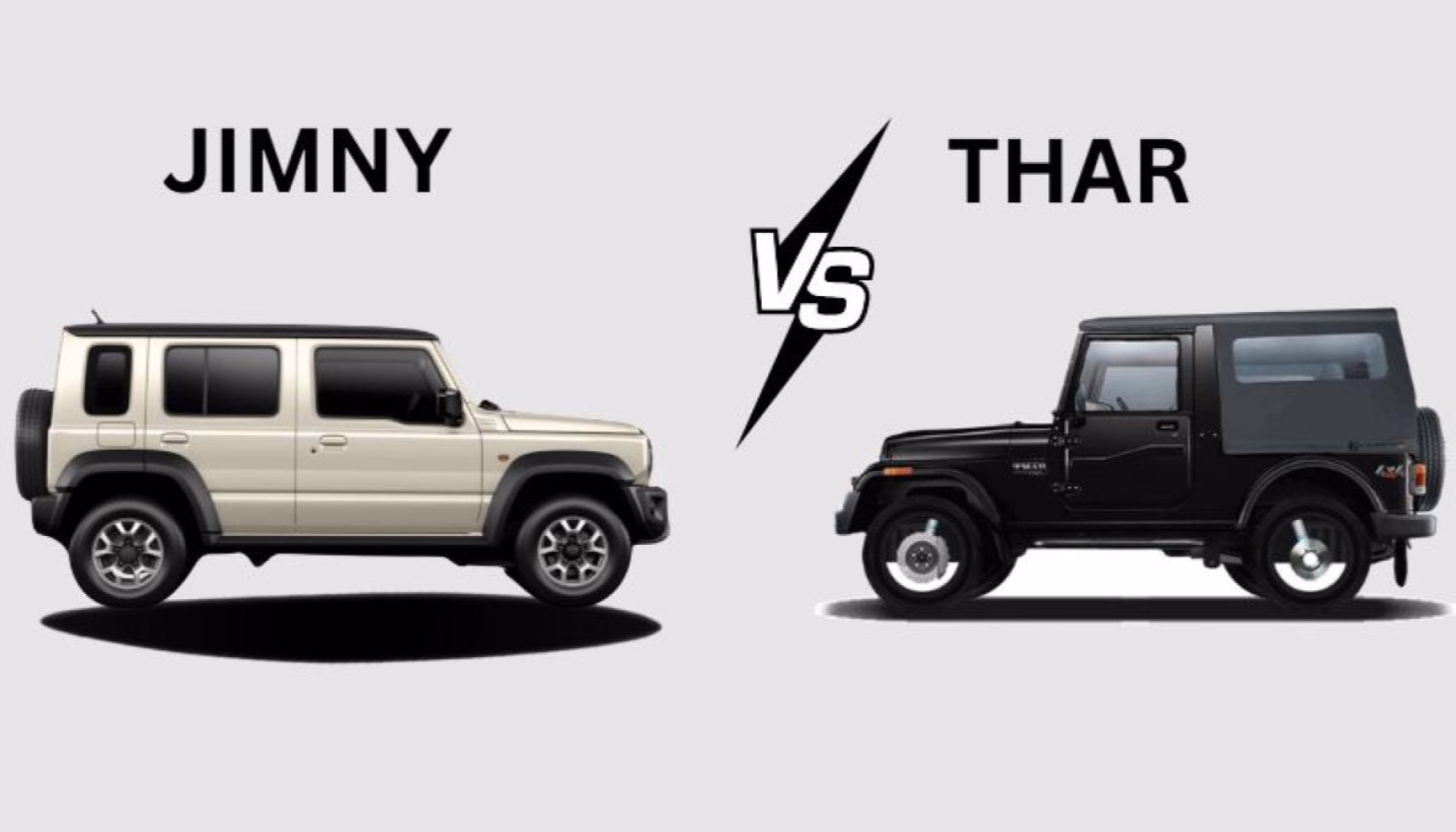 Thar vs. Jimny 5-Door in 2025: Which One Offers Better Mod Potential?